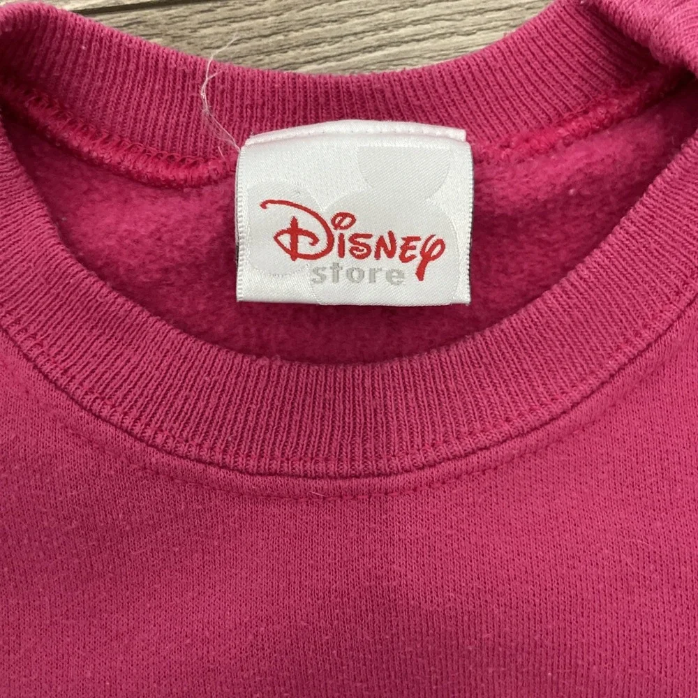 Disney Store Marie The Aristocats Girls Size Small Pink Crewneck Sweater